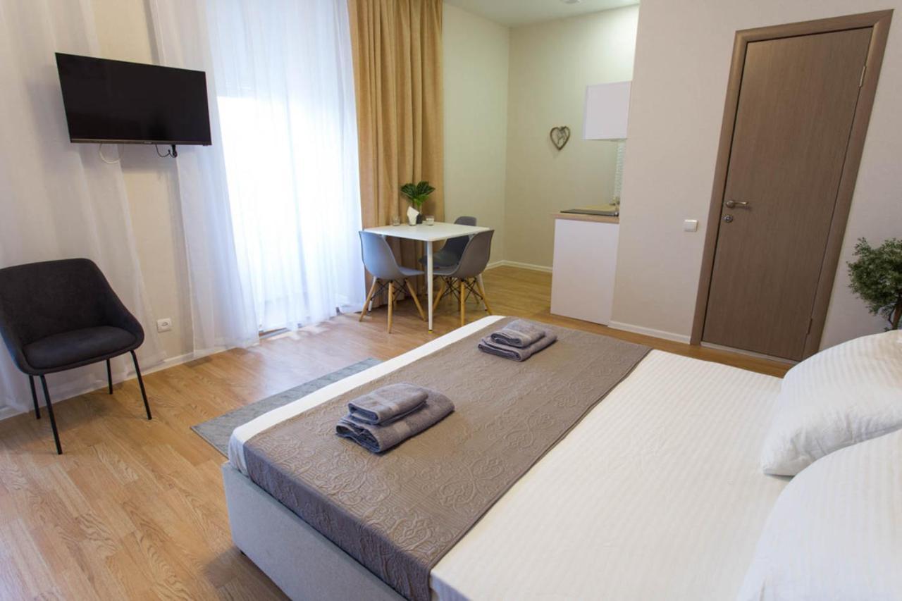 New Apartment In The Center - Gimnasiyna Naberezhna 24A-12 哈尔科夫 外观 照片